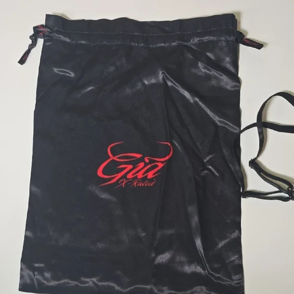 NWT G.I.A. X-Rated Black Lace Double Strap G String Thong - Picture 4 of 5